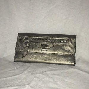Silver metallic wallet